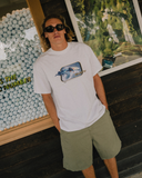 RUSTY - Wear Eva 22" Elastic Waist Baggy Short - SAVANNAH