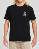 THE MAD HUEYS Captain Ship Faced Short Sleeve Tee - BLACK