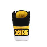 OSIRIS Clone Hi Tops - BLACK / YELLOW / WHITE
