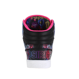 OSIRIS Clone Hi Tops - BLACK / PINK / NEON