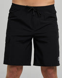 THE MAD HUEYS Hueys Coastline 18" Hybrid Short - BLACK