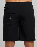 THE MAD HUEYS Hueys Coastline 18" Hybrid Short - BLACK