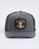 THE MAD HUEYS Such Is Beer Twill Trucker - CHARCOAL