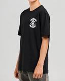 THE MAD HUEYS Sailor Anchor Youth Short Sleeve Tee - BLACK