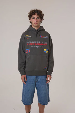 THRILLS Anarchy In Paradise Slouch Pull On Hood - MERCH BLACK