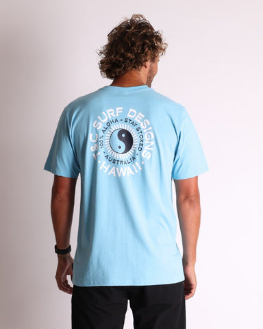 TOWN & COUNTRY Tracker Tee - DUSK BLUE