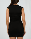 SILENT THEORY Peyton Mini Dress - BLACK