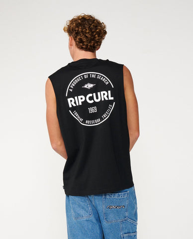 RIP CURL Staple Muscle - BLACK