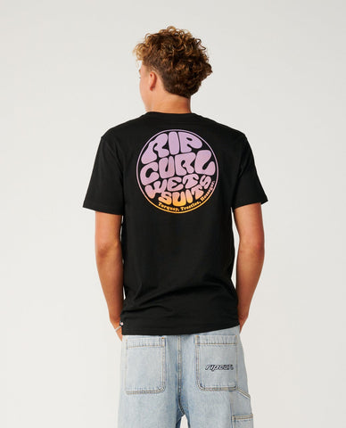 RIP CURL Wettie Passage Icon Tee - BLACK