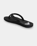 ROXY Porto Ladies Thongs - BLACK