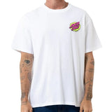 SANTA CRUZ Slime Scream Tee - WHITE