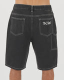 TOWN & COUNTRY Stringer Denim Short - WASHED BLACK