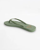 ROXY Antilles 3 Ladies Thongs - OIL GREEN
