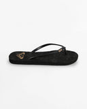 ROXY Antilles III Ladies Thongs - BLACK