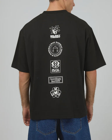 SILENT THEORY Historic Box Tee - BLACK