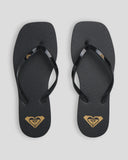 ROXY Gold Coast Ladies Thongs - BLACK