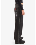 WORSHIP Gnasher Baggy Low Rider Jean - PHANTOM BLACK