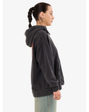 WORSHIP Kiss Me Zip Front Hood - BLACK