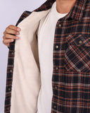 TOWN & COUNTRY Canyon Sherpa Flannel - COFFEE