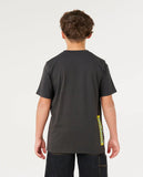 RIP CURL Boys Sunset Sesh Logo Tee - WASHED BLACK