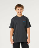 RIP CURL Shred Til Dead Boys Tee - WASHED BLACK