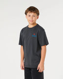 RIP CURL Shred Til Dead Boys Tee - WASHED BLACK