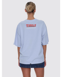 THRILLS Full Throttle Oversized Tee - PLACID BLUE