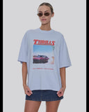 THRILLS Full Throttle Oversized Tee - PLACID BLUE