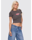 WORSHIP Yours Truly Slim Fit Tee - WORN BLACK