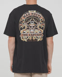 THE MAD HUEYS Dragon Captain Tee - BLACK