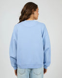 SILENT THEORY Logo Crew - LIGHT BLUE