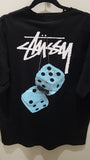 STUSSY Fuzzy Dice Relaxed Tee - PIGMENT BLACK