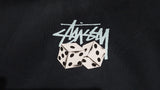 STUSSY Pair Of Dice Cropped Hood - PIGMENT NAVY BLUE