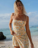 RUSTY Kara Mini Dress - PASTEL YELLOW