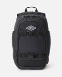RIP CURL Posse 33L Classic Patch Backpack - WASHED BLACK