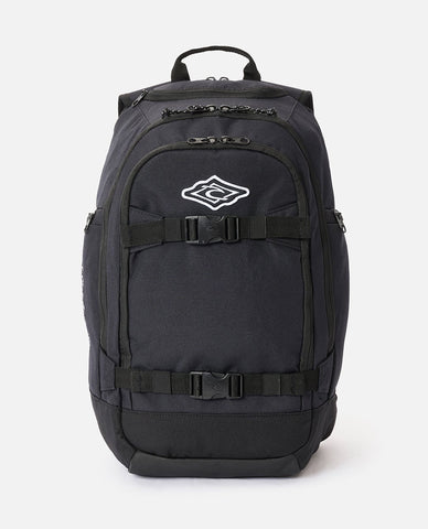 RIP CURL Posse 33L Classic Patch Backpack - WASHED BLACK