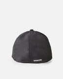 RIP CURL Vaporcool Phaser Flexfit Cap - BLACK MARLE