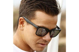 CARVE Rivals Matt Black Grey Injected Polarised With Silver Mirror