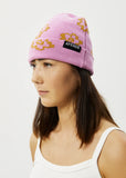 AFENDS - Clara Recycled Knit Beanie - CANDY