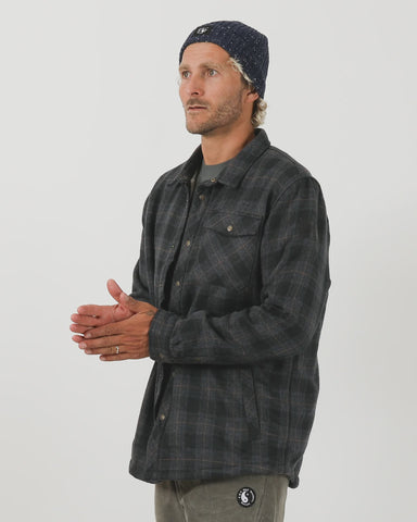 TOWN & COUNTRY Canyon Sherpa Flannel - CHARCOAL