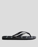 HAVAIANAS Top Stripe Zag Youth Thongs - BLACK