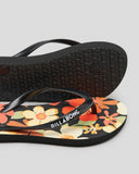 BILLABONG Girls Wildflower Thongs - BLACK