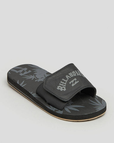 BILLABONG All Day Impact Youth Slides - BLACK