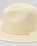 RUSTY Freedom Straw Hat - NATURAL / CREAM