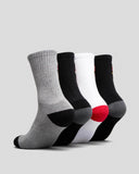 SANTA CRUZ Classic Dot Crew Socks (Youth 2-8) 4-Pack - MULTI