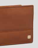 BILLABONG Dimension 2in1 Leather Wallet - TAN