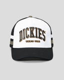 DICKIES Longview Stripe Trucker Cap - WHITE