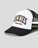 DICKIES Longview Stripe Trucker Cap - WHITE