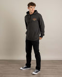 THE MAD HUEYS Fangin Hooded Pullover - VINTAGE BLACK