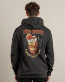 THE MAD HUEYS Fangin Hooded Pullover - VINTAGE BLACK